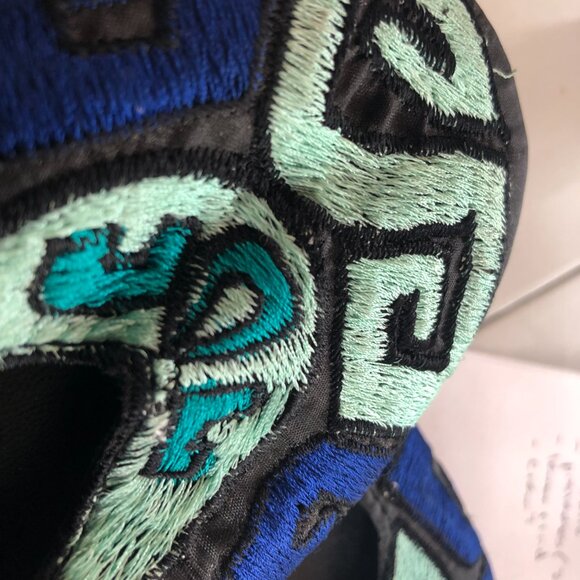 Never Worn Embroidered slippers - Picture 3 of 5